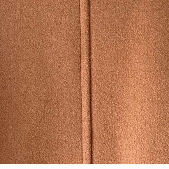 Zara Camel Brown Long Open-Front Trench Coat - Picture 3 of 6